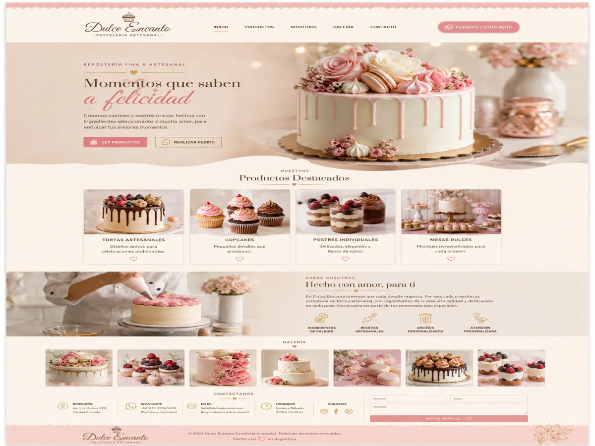 pagina-web-pasteleria