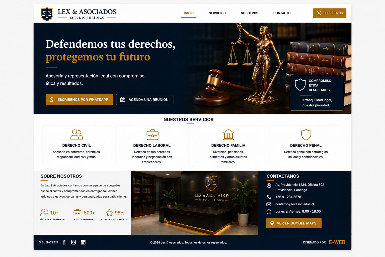 Vista de Estudio Jurídico